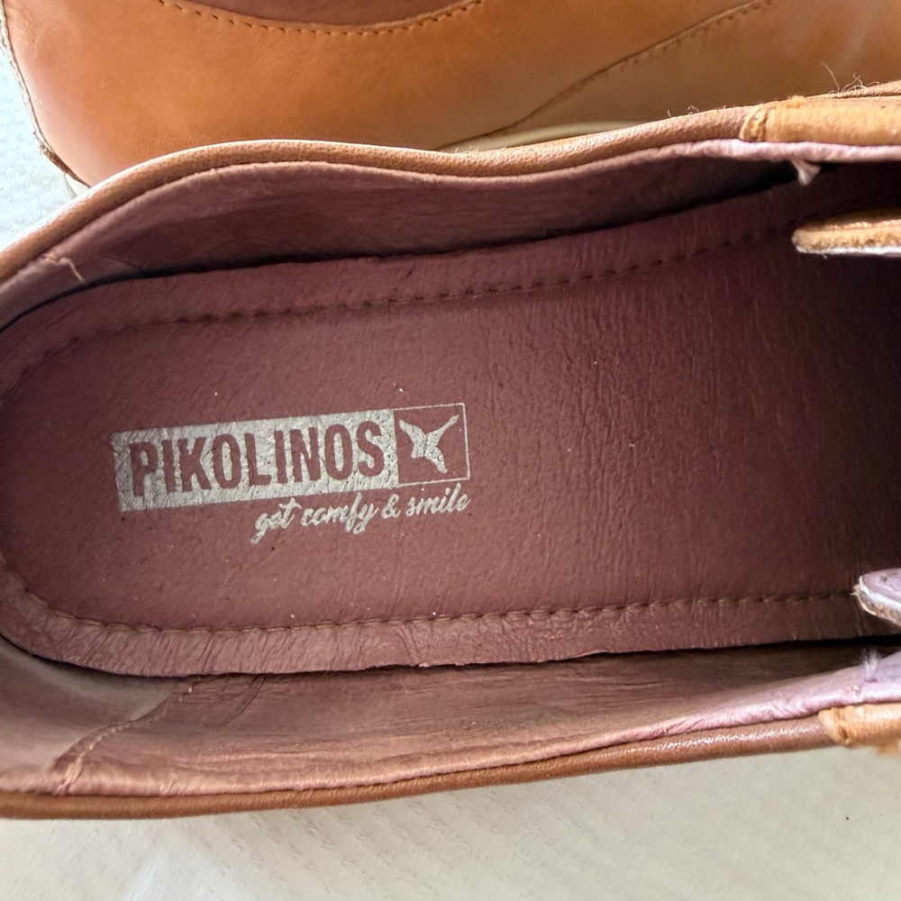 PIKOLINOS Brown Leather Oxfords - Picture 4 of 6